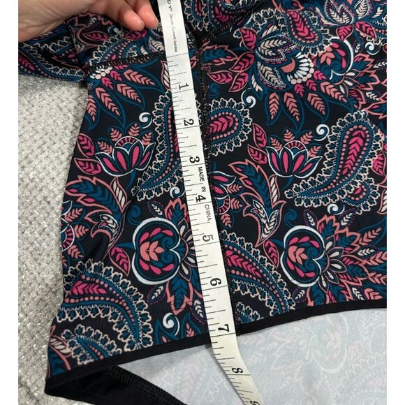 Lands' End Women's Swim Shorts - Black and Paisley Print - Picture 15 of 16